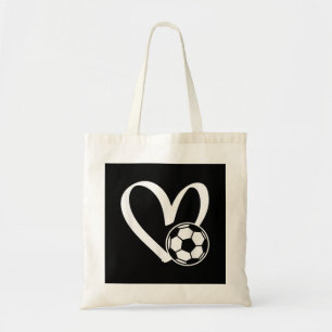 Fußball-Herz Tragetasche