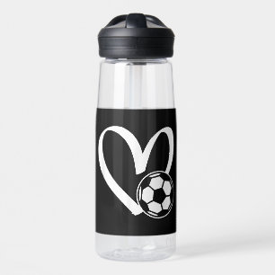 Fußball-Herz Trinkflasche