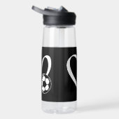 Fußball-Herz Trinkflasche (Rechts)