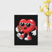 Fußball Herz Valentinstag Jungs Männer Kinder Todd Karte (Gelbe Blume)