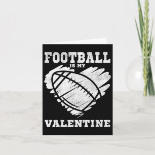 Fußball Herz Vintag Valentinstag Shirt für K Karte