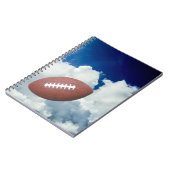 Fußball, Himmel, Wolken Notizblock (Linke Seite)