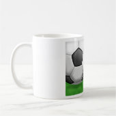 Fußball-Hintergrund Kaffeetasse (Links)