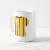 Fußball-Hinweis-Tasse Kaffeetasse (Vorderseite Links)
