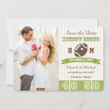 FUSSBALL HOCHZEIT SAVE THE DATE KARTE
