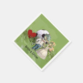 Fußball Hochzeit Thema Serviette (Ecke)