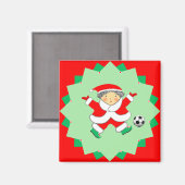 Fußball-Holiday-Geschenk Kleine Geschenke Magnet (Vorderseite/Rückseite)