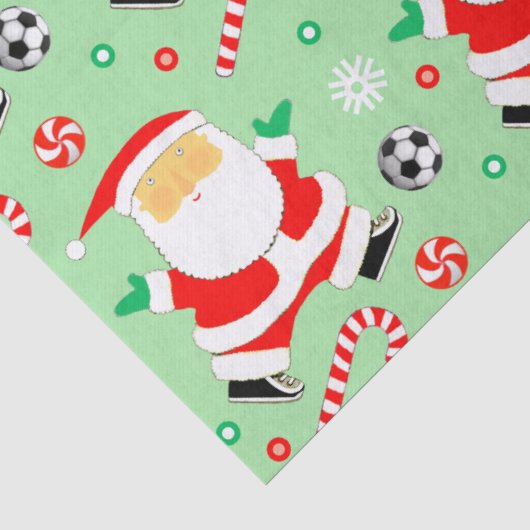 Fußball-Holiday-Geschenk Seidenpapier (Detail)