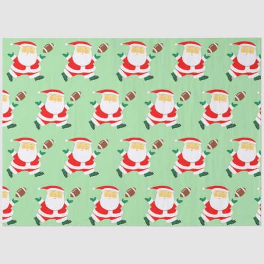 Fußball-Holiday-Geschenk Seidenpapier (Vorderseite)