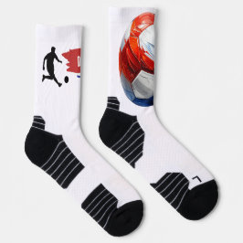 Fußball holländische Flaggen Farben, name Socken
