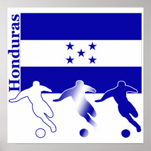 Fußball Honduras Poster