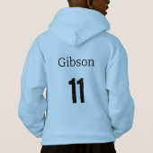 Fußball Hoodie, Team Game Day Sweatshirt (Rückseite)