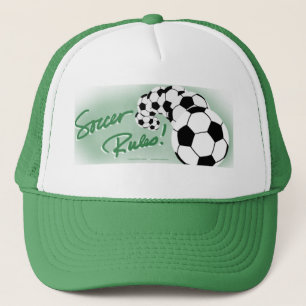 FUSSBALL-HUT Grün Truckerkappe