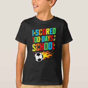 Fußball Ich habe 100 Schultage erreicht T-Shirt