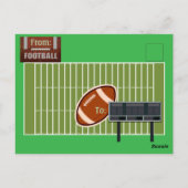 Fußball Ihre Fotos und Textsport Postkarte (Rückseite)