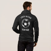 Fußball-Ikone-Trainer Hoodie (Schwarz voll)