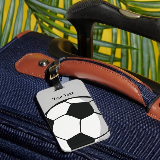 Fußball-Illustration Gepäckanhänger (Vorderseite Insitu 1)