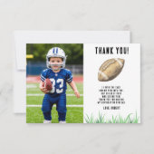 Fußball im ersten Jahr bis zum Geburtstag Danke (Vorderseite)