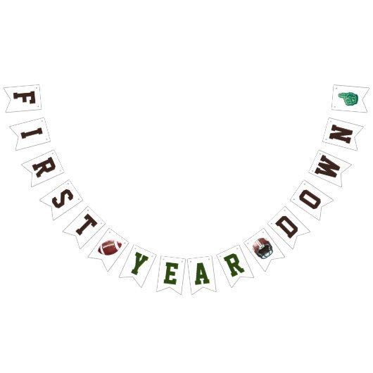 Fußball im ersten Jahr Wimpelkette (Alle)