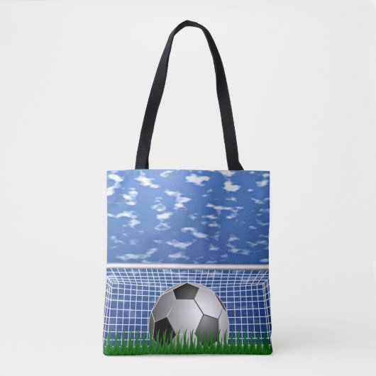 Fußball im Netz, beliebtes Design, Tasche (Vorderseite)