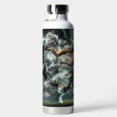 Fußball im Quarterback Trinkflasche (Rechts)