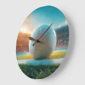 Fußball in Arena Große Wanduhr (Winkel)