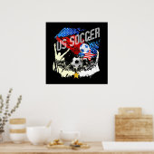 Fußball in den USA Poster (Küche)