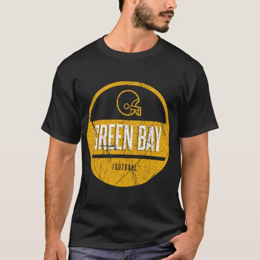 Fußball in der grünen Bucht T-Shirt (Vorderseite)