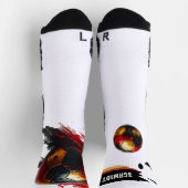 Fußball in Deutschland Farben, Name Socken (Oben)
