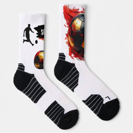 Fußball in Deutschland Farben, Name Socken (Rechts)