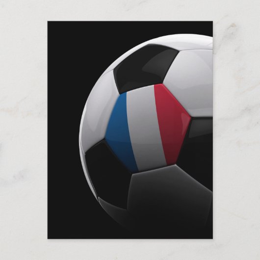 Fußball in Frankreich - POSTCARD Postkarte (Vorderseite)