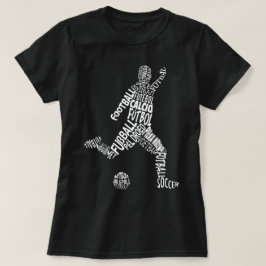 Fußball in verschiedenen Sprachen T-Shirt
