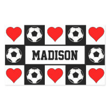 Fußball-Individuelle Name Fußball-Balls & Herz