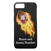 Fußball iPhone 7 Hüllen personalisierter NAME, (Rückseite)