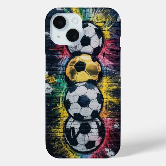 Fußball iPhone Gehäuse Handy Schutzhülle Case-Mate iPhone Hülle (Rückseite)