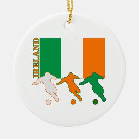 Fußball Irland Keramikornament (Vorne)