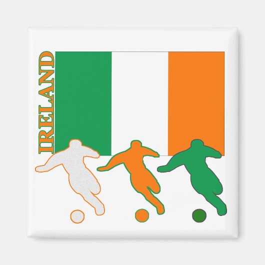 Fußball Irland Magnet (Vorne)