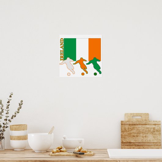 Fußball Irland Poster (Küche)