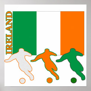 Fußball Irland Poster