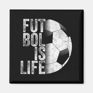 Fußball Ist Leben Fußballmannschaft Ball Fan Liebh Magnet