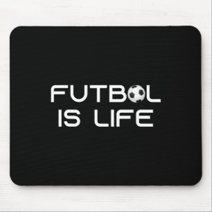 Fußball Ist Leben Grafikdruck Fußball Enthusiasten Mousepad