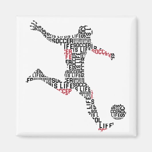 Fußball ist Leben Magnet (Vorne)