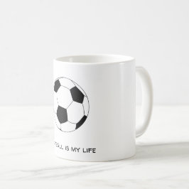 Fußball ist mein Leben Kaffeetasse