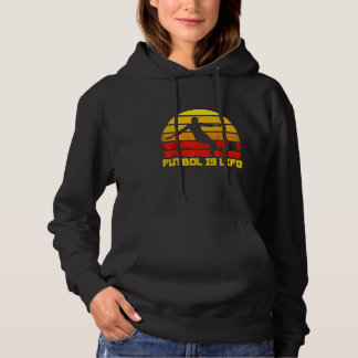 Fußball ist mein Lebenssportfußball-Spieler Futbol Hoodie