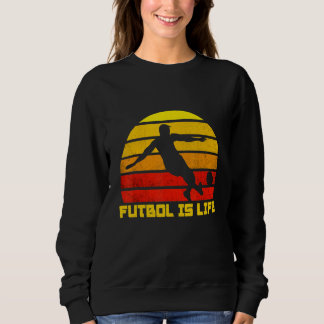 Fußball ist mein Lebenssportfußball-Spieler Futbol Sweatshirt