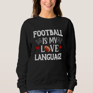 Fußball ist mein Liebe Language Football Couple Sweatshirt