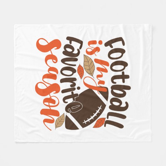 Fußball ist mein Lieblingslied Fleecedecke (Vorderseite (Horizontal))