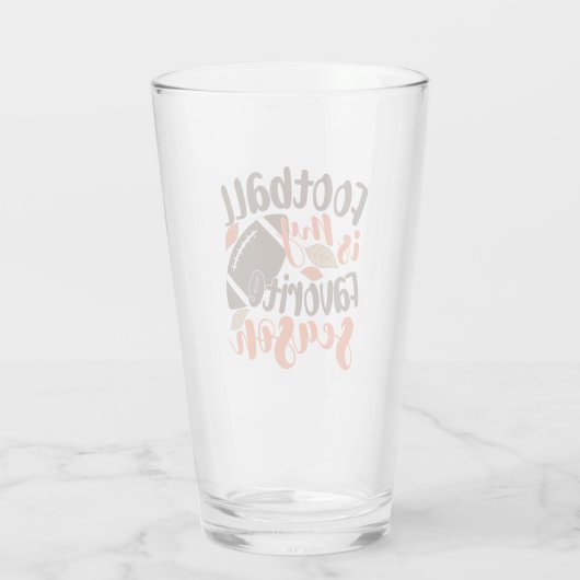 Fußball ist mein Lieblingslied Glas (Rückseite)