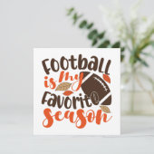 Fußball ist mein Lieblingslied Karte (Stehend Vorderseite)