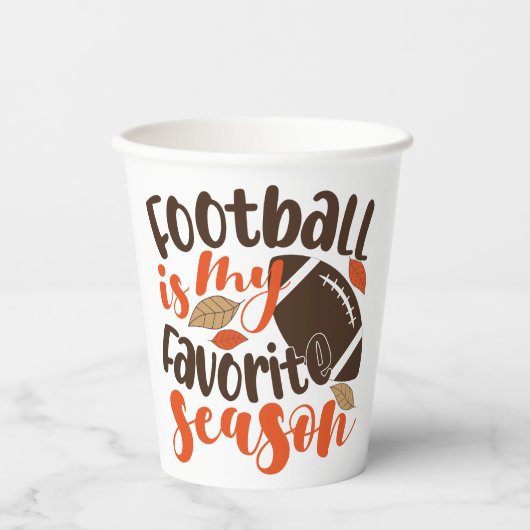 Fußball ist mein Lieblingslied Pappbecher (Vorderseite)